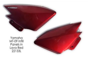 Yamaha MT09 / FZ09 (13-16)  Frame Infill Cover Panels: Lava Red 22133L