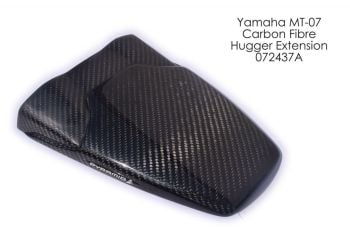 Yamaha FZ07 (13-17) Rear Hugger Extension: Carbon 072437A