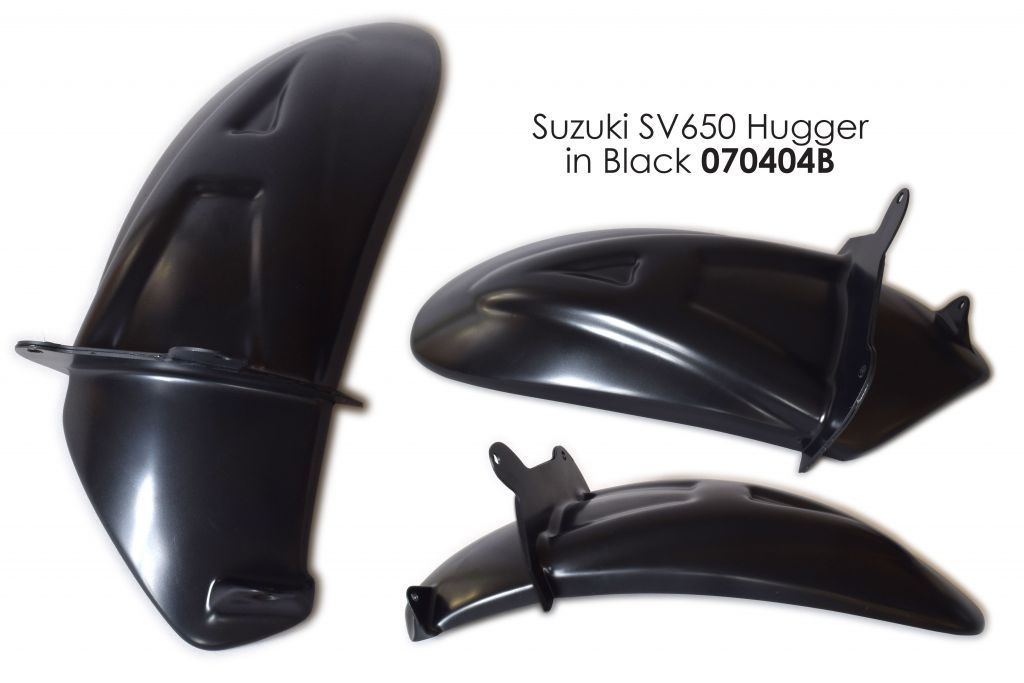 Suzuki SV650N (2016+) Rear Hugger: Black 070404B