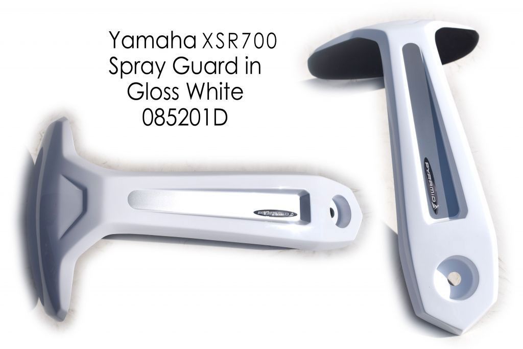 Yamaha MT07 / FZ07 (14+) Rear Spray Guard Hugger Alternative Gloss White 08