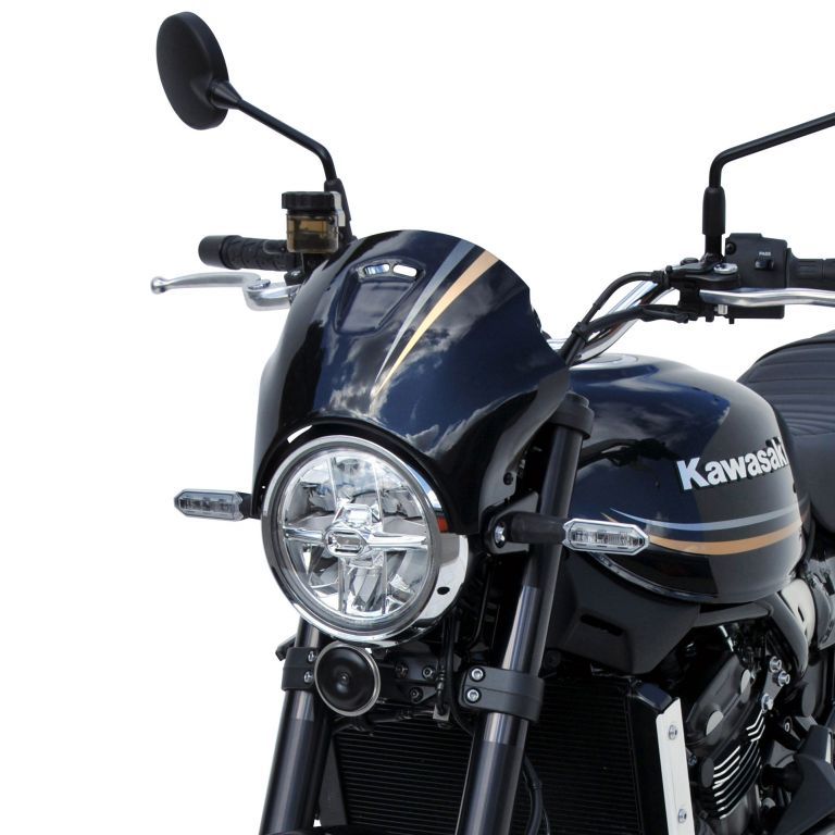 Kawasaki Z900RS (18+) Nose Fairing: Metallic Spark Black with Decal