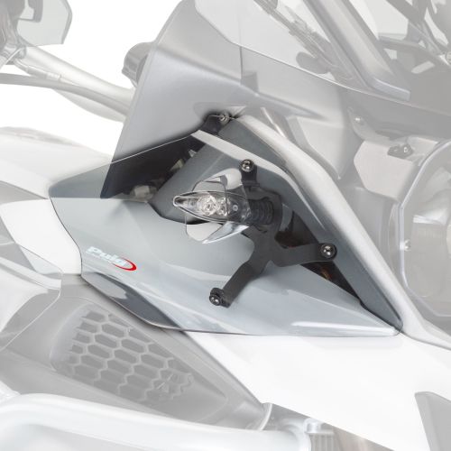 BMW R1200GS (13-17) Upper Wind Deflectors Light Smoke M9847H