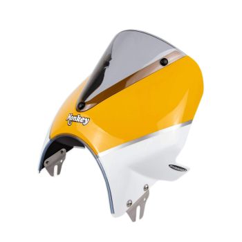 Honda Monkey 125 (18+) Vision Fly Screen: Yellow / White 21250Y