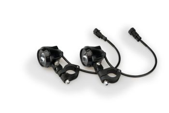 Universal Motorcycle LED Auxillary Lights With Clamps