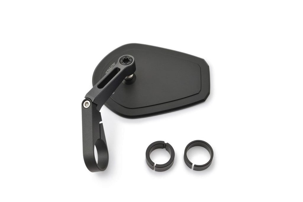 Daytona "D-MIRROR-15" Aluminium Flat Bar End Mirror Black D80799