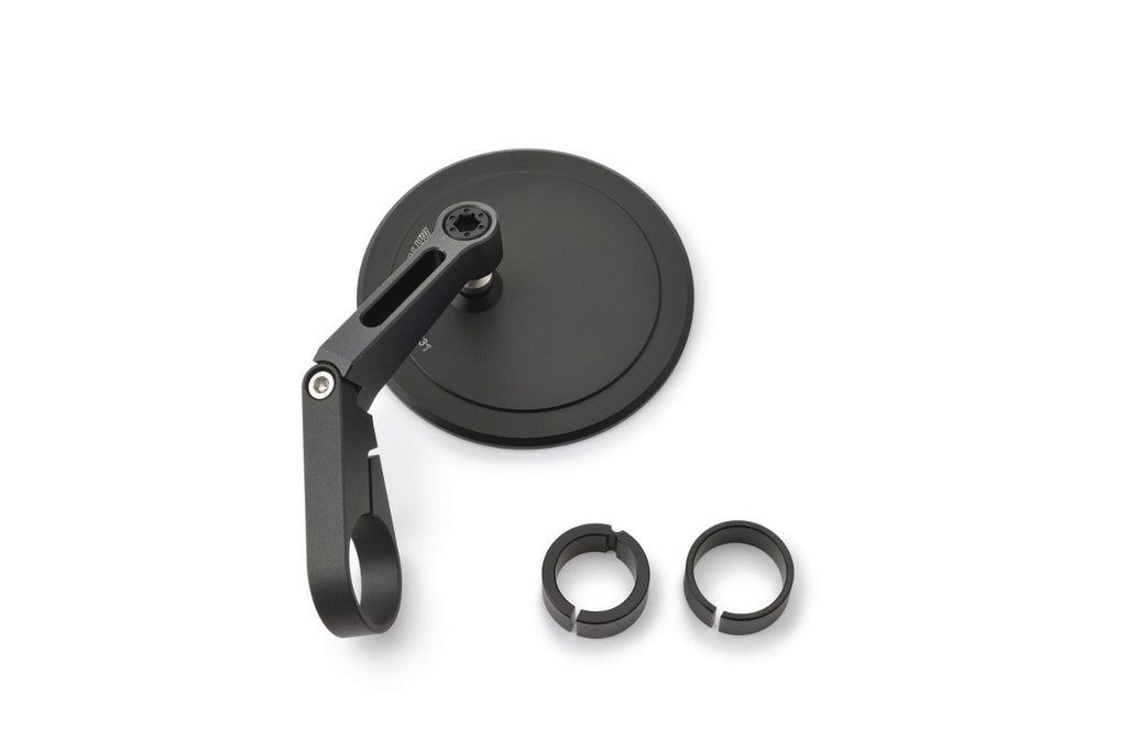 Daytona "D-MIRROR-17" Aluminium Flat Bar End Mirror Black D80801