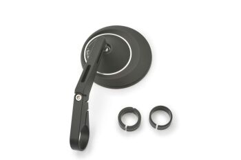 Daytona "D-MIRROR-8" Aluminium Bar End Mirror Black Long Type-R D89731