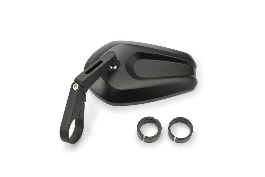 Daytona "D-MIRROR-13" CAVE-1 Aluminium+ABS Bar End Mirror Black Short D80761