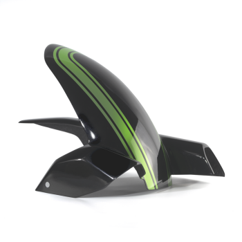 Kawasaki Z900RS (25+) Rear Hugger: Diablo Black / Green Scheme 073880F