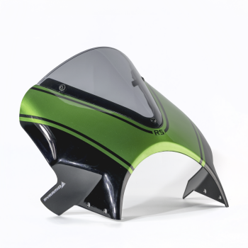 Kawasaki Z900RS (25+) Vision Fly Screen: Diablo Black / Green Scheme 23500F