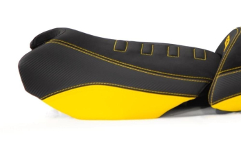 BMW R1200GS incl. Adventure (13-19) Isotta Comfort Riders Seat | Black/Yellow - 40th Anniversary