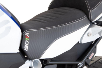BMW R1200GS incl. Adventure (13-19) Isotta Comfort Riders Seat | Black/White/Red/Blue – HP