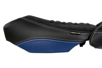 BMW R1200GS incl. Adventure (13-19) Isotta Comfort Riders Seat / Black/Blue/Red – Trophy