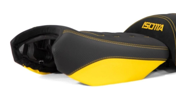 BMW R1200GS incl. Adventure (13-19) Isotta Comfort Riders Seat with Prostate Channel / Black/Yellow - 40th Anniversary