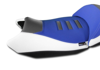 BMW R1300GS (23+) Isotta Comfort Riders Seat High without Prostrate Channel / Blue