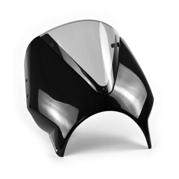 Moto Guzzi V7 Stone (21-24) Vision Fly Screen: Gloss Black 28860U