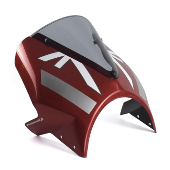 Triumph Speed 400 (24+) Vision Fly Screen: Carnival Red/Storm Grey 26700R