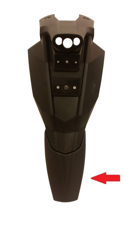 Kawasaki ER-6N Ductail Rear Spray Reducer 08115