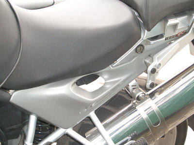 BMW R1200GS Silver Frame Infill Panels