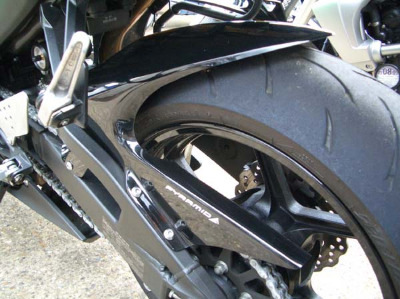 Kawasaki ZX6R (2007-09) Hugger: Black
