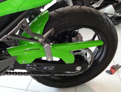 Kawasaki Ninja 300 (2013+) Hugger: Green 073020C