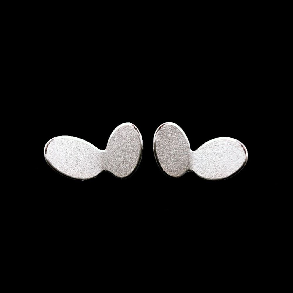 2 ovals  earrings