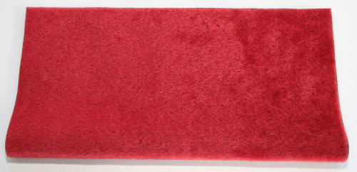 Sassy Fabric - Smokey Long Pile - Burgundy