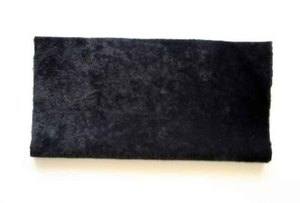 Sassy Fabric - Smokey Long Pile - Black