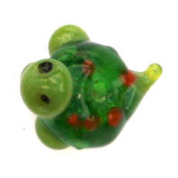 Lampwork - Green turtle