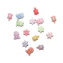 Acrylic Character Beads - Mixed pack of 15