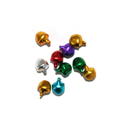 Jingle Bells - Jewel coloured - 10mm - 10 Pack