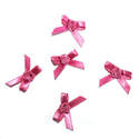 Satin Ribbon Rose Bows - 5 Pack