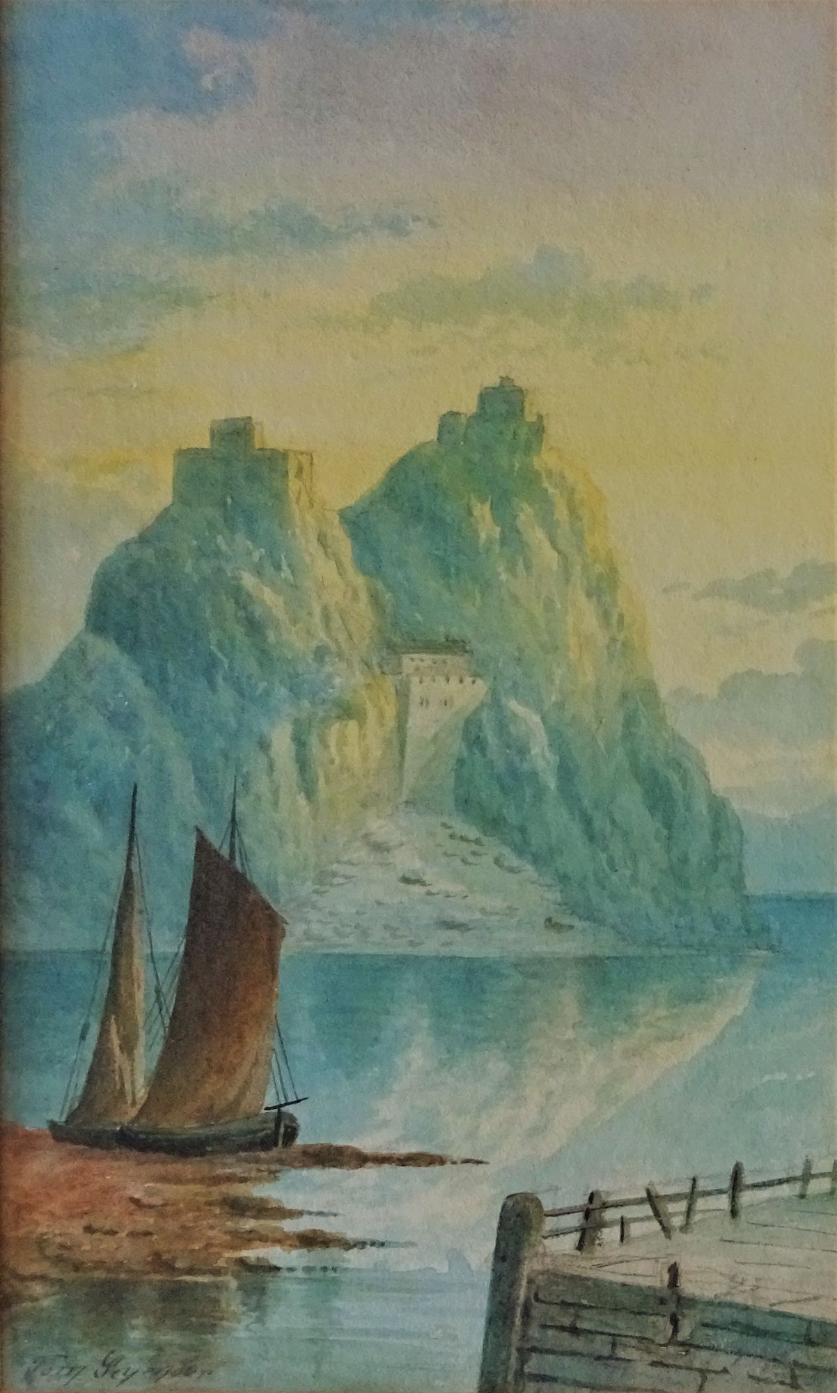 Tom Seymour, Dumbarton Rock, c1870.