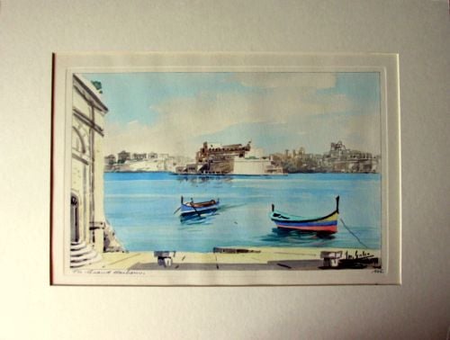 Grand Harbour, Valletta, Jos. Galea, 1965.