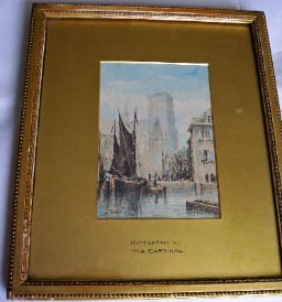 ROTTERDAM BY A. CARDINAL c1890. SOLD.