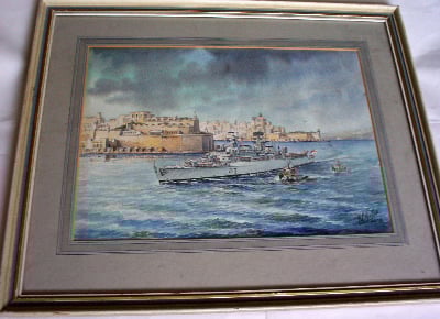 The End of an Era by Edwin Galea 1979. SOLD.