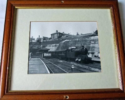 4-6-2T 3MT Class A5 69808 arriving Nottingham Victoria Station c1959.