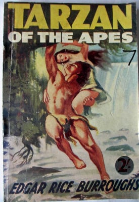 Tarzan of the Apes by Edgar Rice Burroughs, c1950.