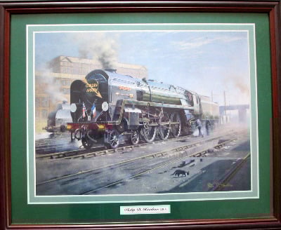 The Iron Duke, 70014, with Golden Arrow Headboard, print from original by P