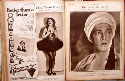 Film Weekly Magazine. Mon. April 15 to July 22, 1929, bound volume. SOLD.