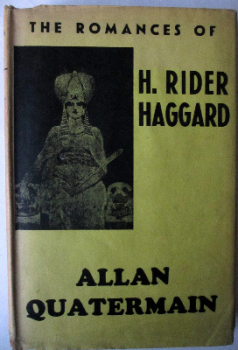 Allan Quartermain by Sir Rider Haggard, New Impression, February 1940. 