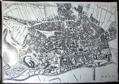 Nottingham City Maps, Nottingham Civic Society, 1820, 1831 and 1861. Prints