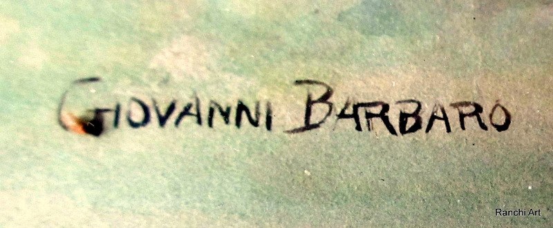 Barbaro signature on above painting.