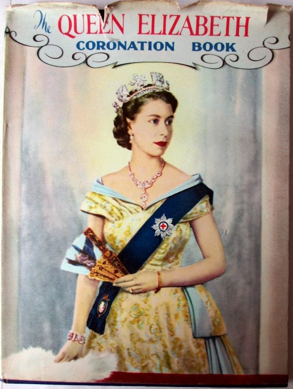 The Queen Elizabeth Coronation Book By Neil Ferrier 1953