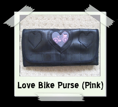Love Bike Purse - Pink