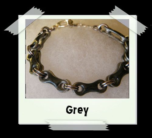 Bicycle Chain Bracelet - Grey