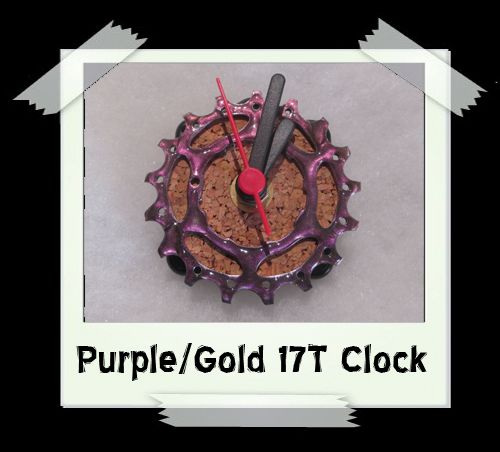 Purple/Gold 17T Clock