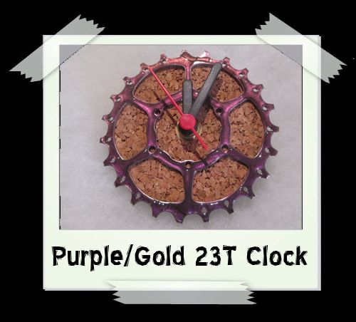 Purple/Gold 23T Clock