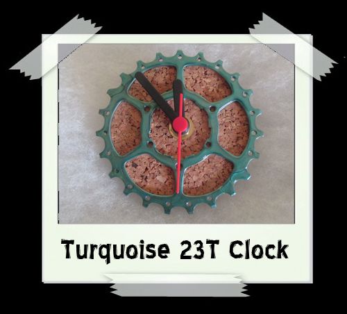 Turquoise 23T Clock