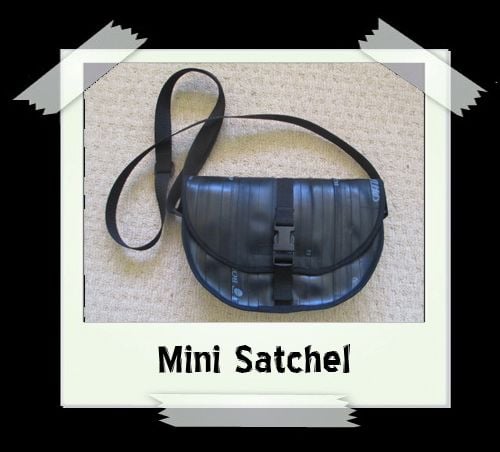 Mini Satchel - Hand-painted Gear Lining